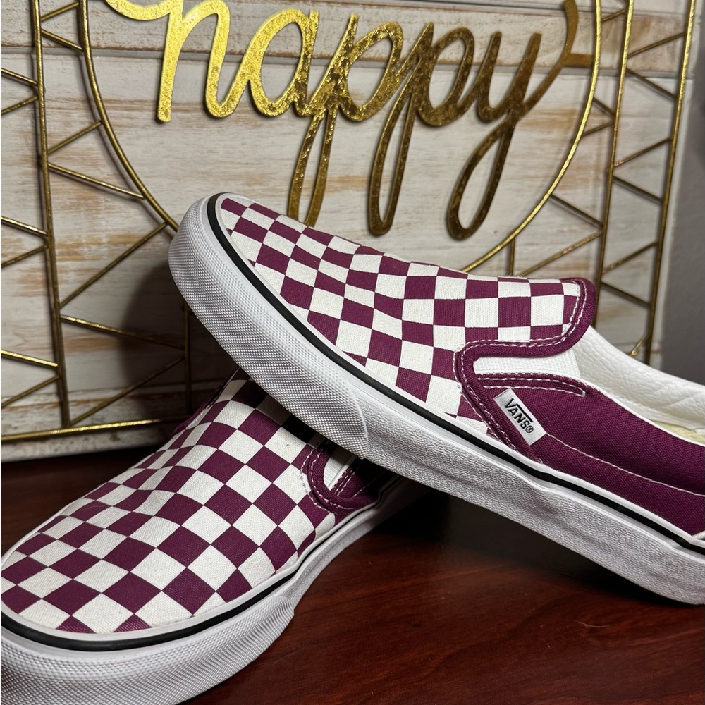 Vans Checkerboard Slip-On Sneakers